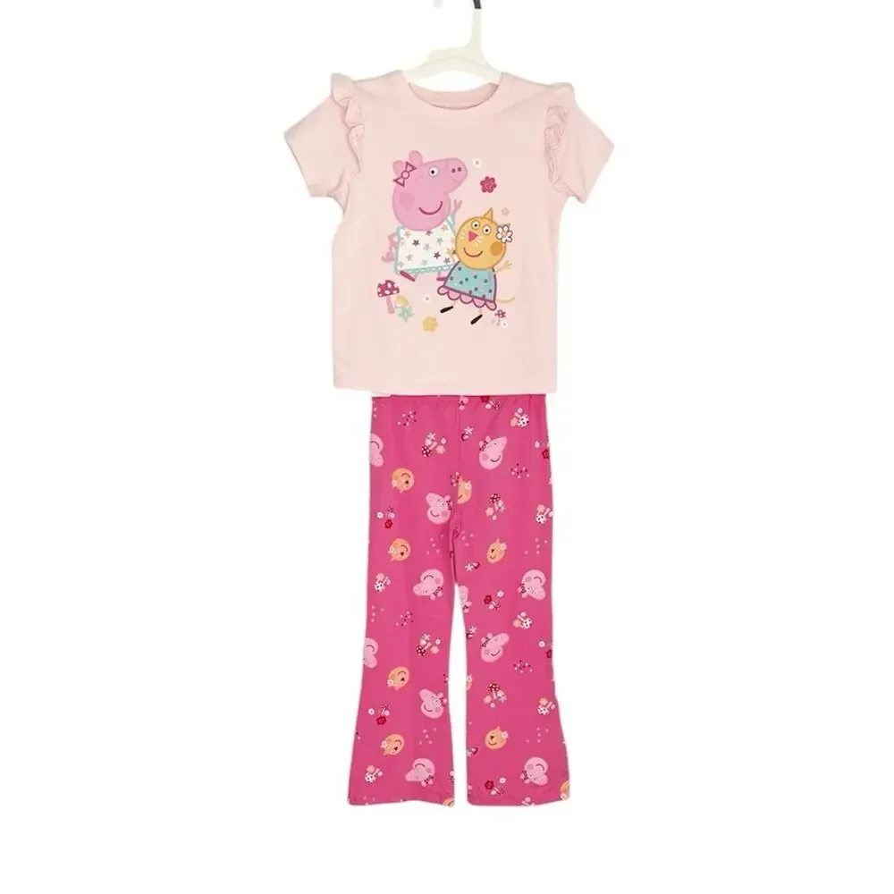 Girls Peppe Pig Two Piece Set Size 4